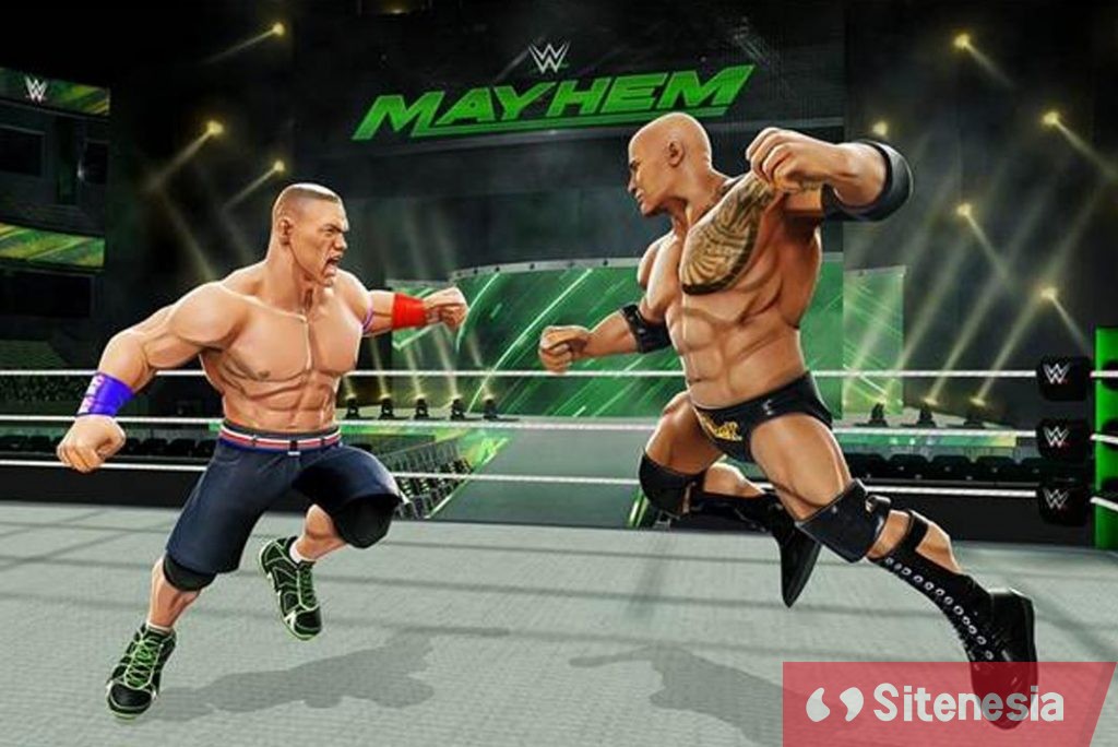 Gambar Gameplay Download WWE Mayhem MOD APK Versi Terbaru Unlimited Money Gold Dan Cash Gratis Untuk Android